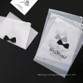 Logo printed Small  apparel custom Bow Tie poly plastic bag for clothing  packing